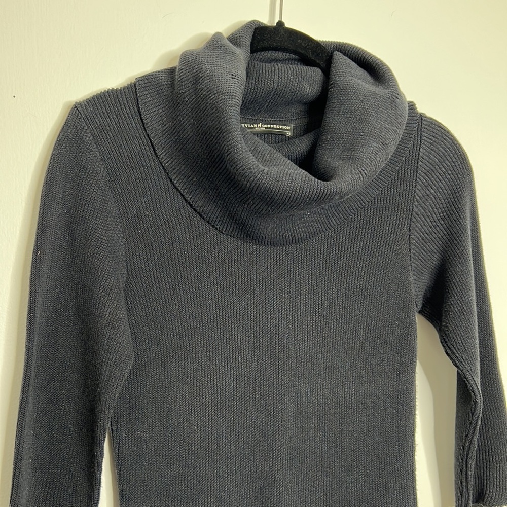 Peruvian Connection Xsmall Turtleneck Sweater Dre… - image 3